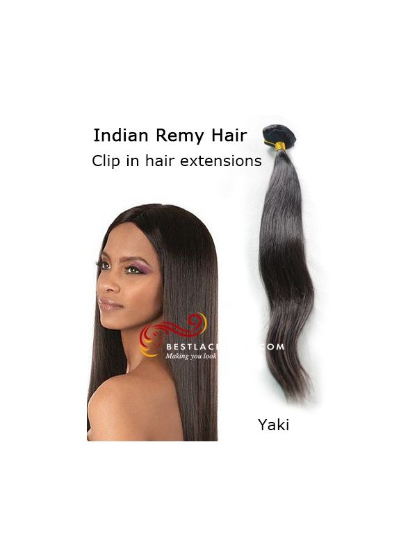 Remy yaki clip in hair extensions on sale