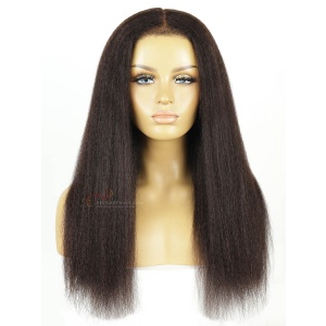 Wear&Go 9X6 HD Lace Wig Kinky Straight Hair with Afo Kinky Edges [PCW10]
