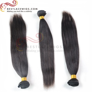 7A Brazilian Virgin Hair Yaki Hair Weaves 3Pcs/Lot [BS060]