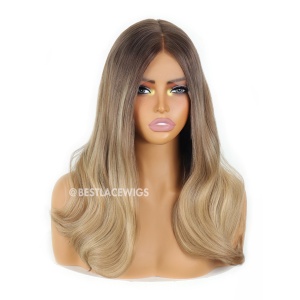 Champagne Melt Blonde Soft Wavy Luxe European Virgin Hair HD Lace Glueless Wigs [ESW02]