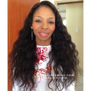 Body Wave Chinese Virgin Hair Lace Front Wigs [SW091]