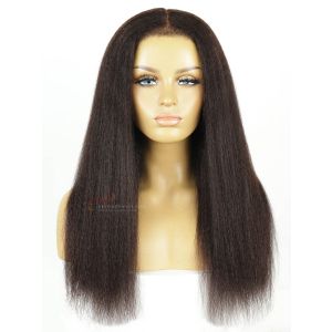 Wear&Go 9X6 HD Lace Wig Kinky Straight Hair with Afo Kinky Edges [PCW10]