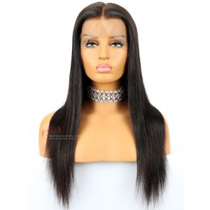 Silky Straight Chinese Virgin Hair Glueless Lace Front Wig [SW093]