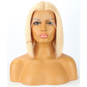 150% Density 613# Blonde Silky Straight BOB Style Lace Wig [BOB316]