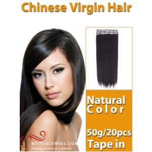 Tape In Virgin Chinese Hair Extensions 50G [TE001]