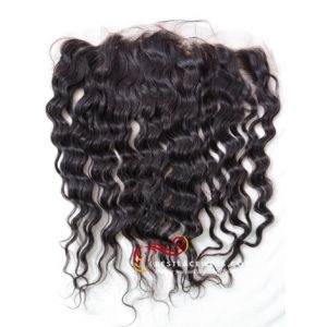 13x2in Deep Wave Indian Remy Hair Lace Frontal [LF07C]