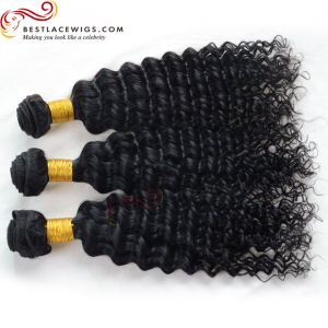 3Pcs/Lot Water Wave Virgin Indian Human Hair Weaves Extensions [BS084]