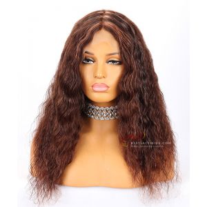 12in 150% Density Body Wave Brazilian Virgin Hair Full Lace Cap with Silk Top Wig [CWS40]