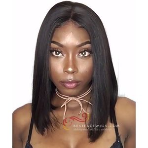 Yaki Straight 150% Denstiy Classic BOB Lace Wigs Indian Remy Hair [BOB015]