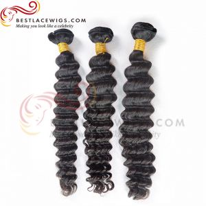 Deep Wave Brazilian Virgin Hair Extensions 3 Pcs/Lot [BS033]