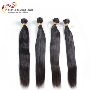 Unprocessed Virgin Brazilian Hair 4Pcs Silky Straight Hair Weaves [BS063]