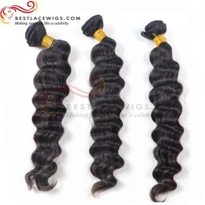 3 Bundles Natural Color Milan Curl Indian Virgin Hair Weaves[CWS086]