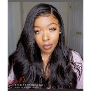 Silky Straight Indian Remy Hair 360 Lace Wigs [GLW001]