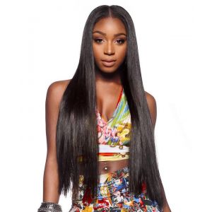 Silky Straight Indian Remy Hair Glueless Full Lace Wigs [GSW122]