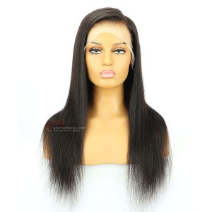 Pre-Plucked 6in Part Transparent Lace Silky Straight Lace Front Wigs[GSW080]