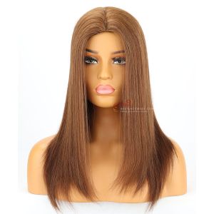 4#6# 14in Silky Straight Brazilian Virgin Hair Lace Front Wig [CWS46]