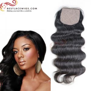 Silk Base Closure Indian Remy Body Wave Hair [STC03]