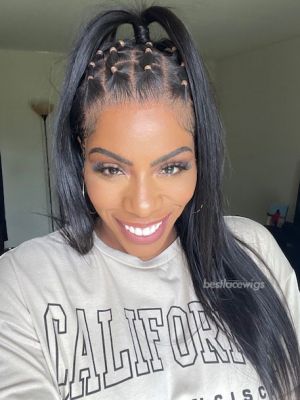 Skin Melted HD Lace New Clean Hairline 13x6 Lace Frontal Wig Silky Straight Hair[HD03] 