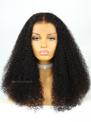 Glueless 6'' Part HD Lace Wig Kinky Curly Hair Clean Hairline[HD18] 