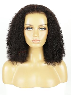 Real Glueless Wear&Go 9X6 HD Lace Wig Kinky Curly Hair with Curly Edges [PCW18]