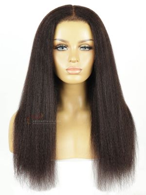 Wear&Go 9X6 HD Lace Wig Kinky Straight Hair with Afo Kinky Edges [PCW10]