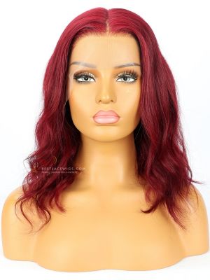 6in Part 99J# Wavy Style Lace Front Wigs Transparent Lace [GSW99]