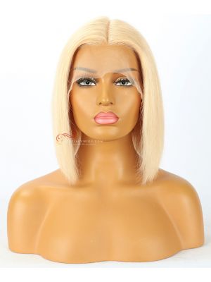 150% Density 613# Blonde Silky Straight BOB Style Lace Wig [BOB316]