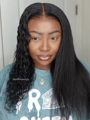 Skin Melted HD Lace New Clean Hairline 13x6 Lace Frontal Wig 2 Wigs in 1 [HD01] 