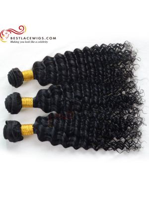 3Pcs/Lot Water Wave Virgin Indian Human Hair Weaves Extensions [BS084]