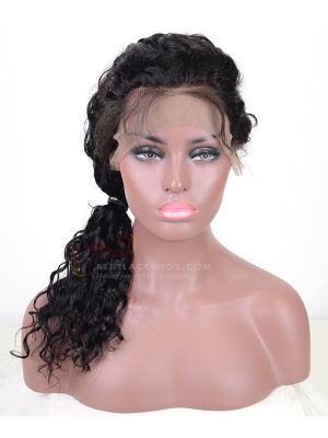 Curly Full Lace Wigs Deep Wave Indian Remy Hair [GSW125]