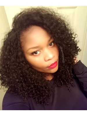 Big Curly Hair Brazilian Virgin Hair Glueless Lace Wigs [GSW156]