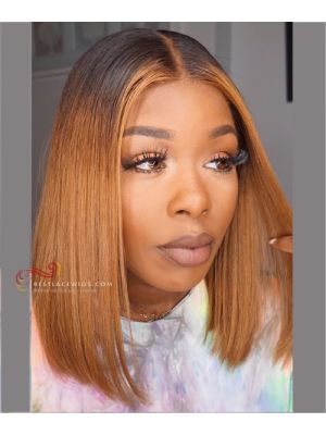 Pre-Plucked BOB Lace Front Wig Brazilian Virgin Hair [BOB041]