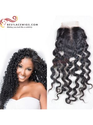 Middle Part Lace Closure Milan Curl Virgin Brazilian Hair [BRW002]