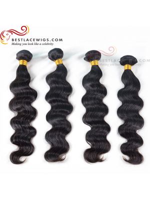 4 Bundles Virgin Brazilain Hair Weaves Body Wave Hair Extensions [BS065]