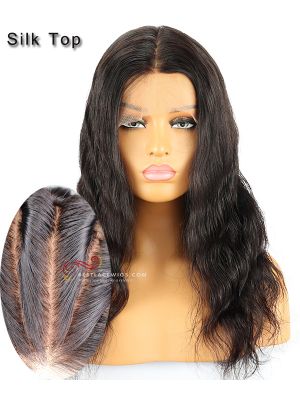 10-14" Silk Top Hidden Knots 360 Frontal Wig Body Wave Indian Remy Hair[GLW018D]