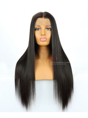 8" & 10" High Quality Brazilian Virgin Hair Silky Straight Lace Front Wig[CWS171]
