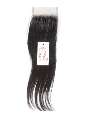 Natural Color Indian Virgin Hair Silky Straight Lace Closure [TC31]