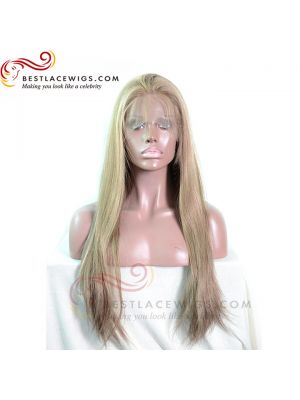 11# Mixed 8# 27# Highlight Silky Straight Chinese Virgin Hair Glueless Full Lace Wigs[SW042]