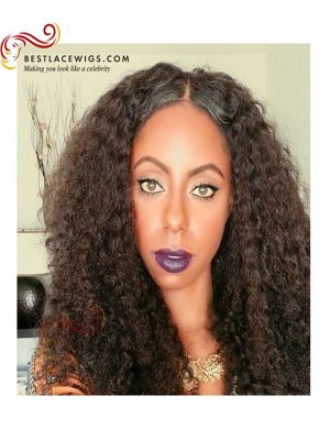 Water Wave Chinese Virgin Hair Glueless Lace Front Wig [SW096]