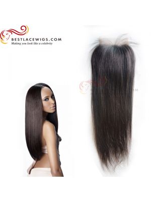 Virgin Brazilian Hair Lace Closure Yaki Hair [TCB12]