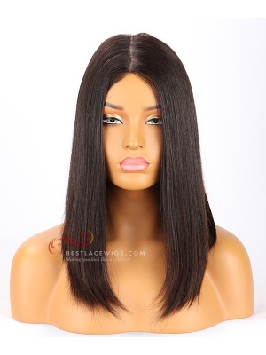 14'' 180% Silky Straight Silk Top Jewish Wigs High Quality Brazilian Virgin Hair [CWS14]