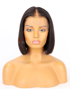 Clean Hairline 180% Density Silky Straight BOB Lace Front Wig [BOB21] 