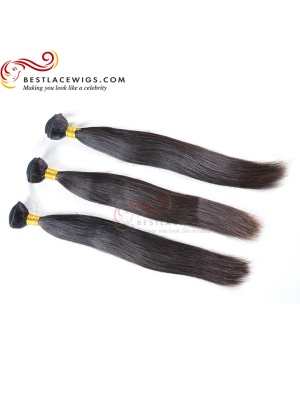 Silky Straight Brazilian Virgin Hair Weaves 3 Pieces/Lot [BS035]