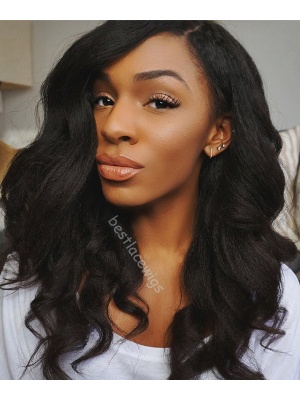 Virgin Brazilian Hair Glueless Full Lace Wigs Kinky Straight Hair [GSW137]