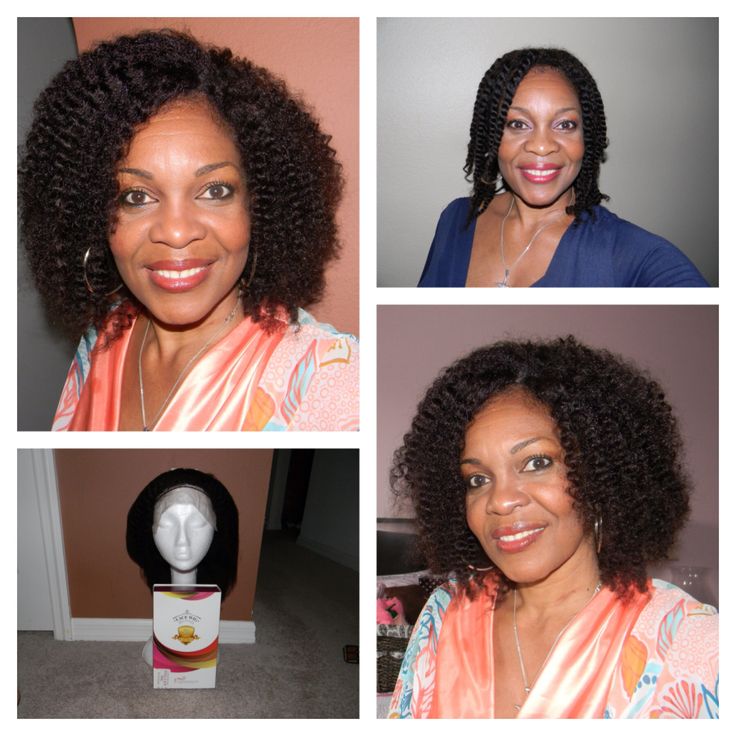 Afro Kinky Curly Indian Remy Hair Full Lace Wigs For African